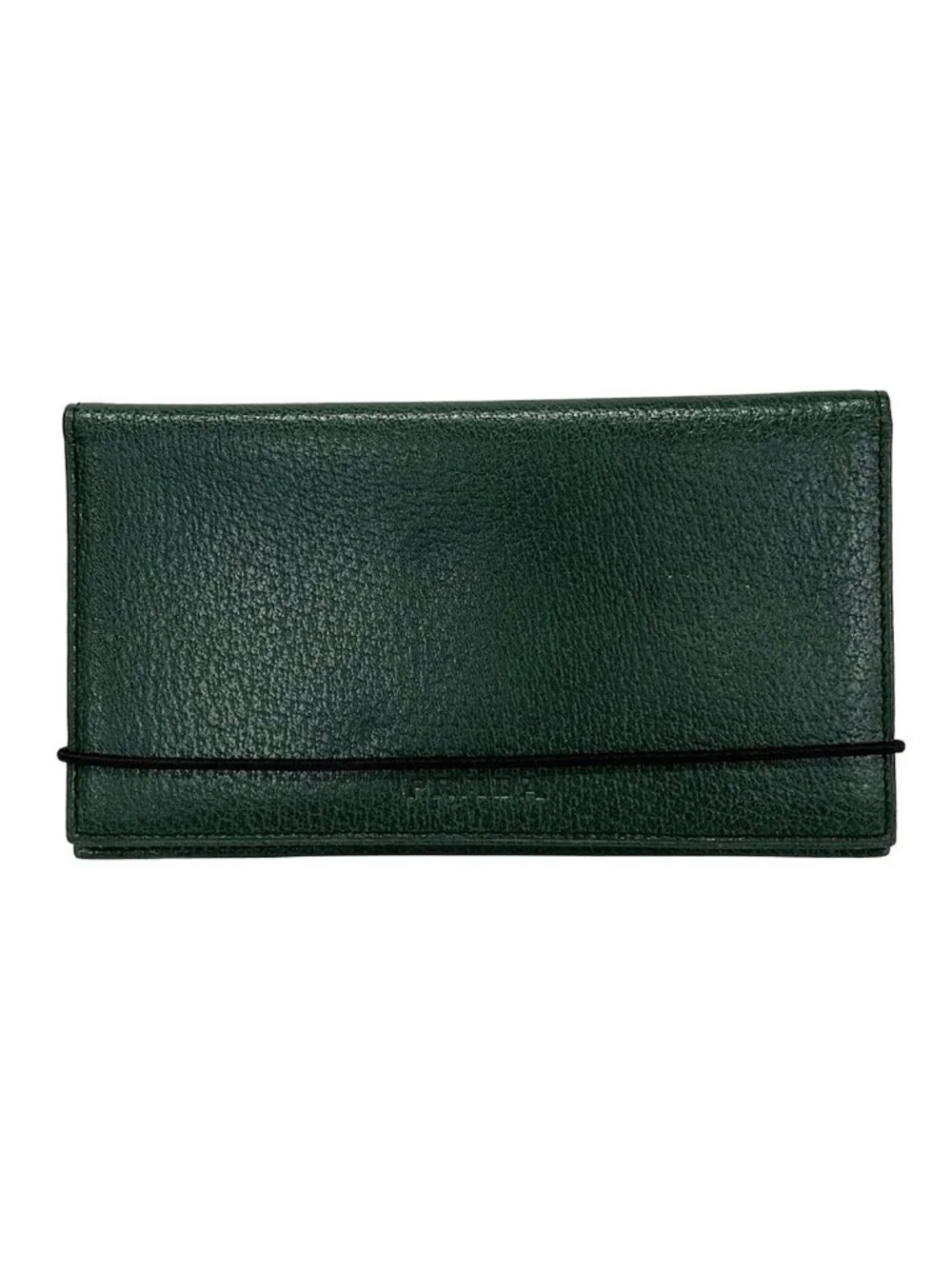 Prada Agenda Dark Green Leather